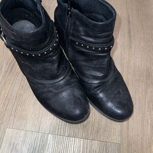 BareTraps Black Ankle Boots